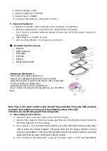 Preview for 2 page of Rohnson R-256 Instruction Manual