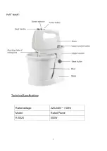 Preview for 2 page of Rohnson R-5525 Instruction Manual