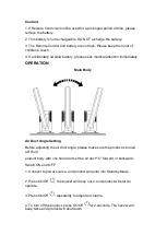 Предварительный просмотр 5 страницы Rohnson R-8100 Instruction Manual