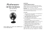 Preview for 1 page of Rohnson R-836 Instruction Manual