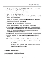 Preview for 4 page of Rohnson Safe Touch R-7520 Instruction Manual