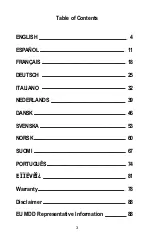 Preview for 4 page of ROHO CONTOUR SELECT Operation Manual