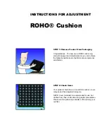 ROHO Cushion Instructions For Adjustment preview