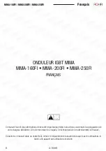 Preview for 8 page of Rohr MMA-160FI Operation Manual