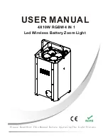 ROHS 4X10W RGBW 4 IN 1 User Manual предпросмотр