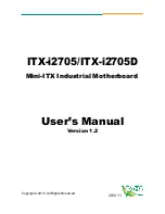 ROHS ITX-i2705 User Manual предпросмотр