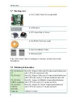 Предварительный просмотр 9 страницы ROHS ITX-i7418VL User Manual