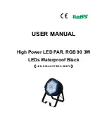 ROHS LED-PAR64-3W90BL-RGBW User Manual preview