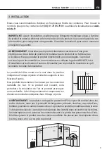 Preview for 9 page of Rointe ecodeisgn SYGMA SRF0500RAD2 Installation And User Manual