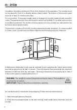 Preview for 10 page of Rointe ecodesign ZOCCA OVAL Installation And User Manual