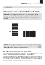 Preview for 11 page of Rointe ELBA AQUA WIDTH 400 Installation And User Manual