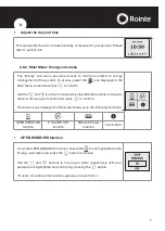 Preview for 9 page of Rointe KYROS KTI030SE 3 Series Instruction Manual