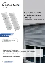 Preview for 2 page of rojaflex HSR-1 Operating Manual