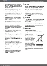 Preview for 4 page of rojaflex RVS-01 Original Assembly And Operating Instructions