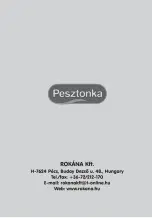 Предварительный просмотр 16 страницы Rokana Pesztonka Manual