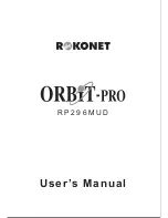 Preview for 3 page of Rokonet ORBIT-PRO RP296MUD User Manual