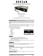 Roksan Audio caspian m2 User Manual предпросмотр