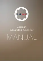 Preview for 1 page of Roksan Audio Caspian Manual