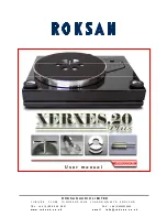 Roksan Audio Xerxes.20plus User Manual preview