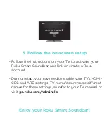 Preview for 8 page of Roku Smart Soundbar Quick Start Manual