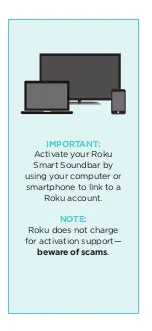 Preview for 9 page of Roku Smart Soundbar Quick Start Manual