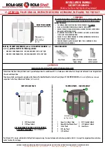 Preview for 1 page of ROLA-CASE RSCSBFT130148MH20 Installation Manual