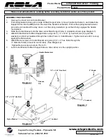 Rola 4 Place Bike Carrier - Folding Assembly And Installation Instructions Manual preview