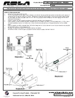 Preview for 4 page of Rola 4 Place Bike Carrier - Folding Assembly And Installation Instructions Manual