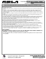 Preview for 6 page of Rola 4 Place Bike Carrier - Folding Assembly And Installation Instructions Manual