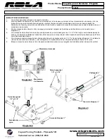 Preview for 7 page of Rola 4 Place Bike Carrier - Folding Assembly And Installation Instructions Manual