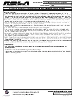 Preview for 9 page of Rola 4 Place Bike Carrier - Folding Assembly And Installation Instructions Manual