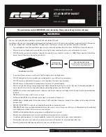 Rola 59043 Instruction Manual preview