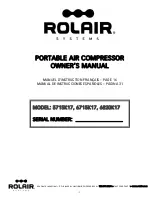 Предварительный просмотр 1 страницы Rolair 5715K17 Owner'S Manual