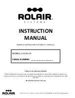 Preview for 1 page of Rolair 6590HK18 Instruction Manual