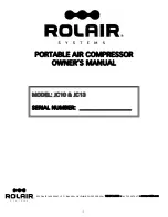 Rolair JC10 Owner'S Manual preview