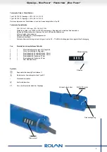 Предварительный просмотр 5 страницы Rolan Blue Power Instruction Manual