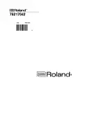 Preview for 32 page of Roland 2500s Owner'S Manual