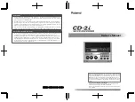 Предварительный просмотр 1 страницы Roland 5100013104-02 Owner'S Manual