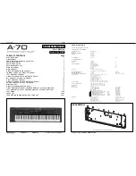 Preview for 1 page of Roland A-70 Service Manual