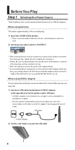 Preview for 4 page of Roland Aerophone mini AE-01 Owner'S Manual