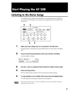 Предварительный просмотр 17 страницы Roland AT-20R Owner'S Manual