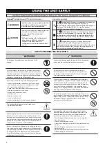 Preview for 8 page of Roland Atelier Combo AT-350C Owner'S Manual