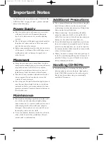 Preview for 4 page of Roland Audio Canvas UA-100 Manual