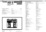 Preview for 1 page of Roland Boss AD-3 Service Notes