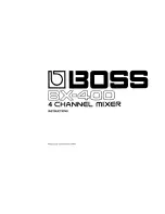 Roland BOSS BX-400 Instructions Manual preview