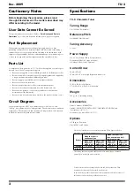 Preview for 2 page of Roland BOSS Chromatic Tuner TU-3 Service Notes