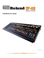 Roland Boutique JP-08 Unofficial User Manual preview