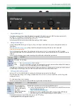 Предварительный просмотр 7 страницы Roland BRIDGE CAST Owner'S Manual