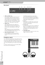 Preview for 8 page of Roland C-190 Owner'S Manual