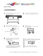 Предварительный просмотр 2 страницы Roland CammJet CJ-500 Quick Start Manual